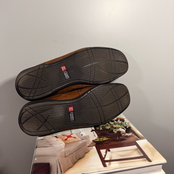 CHAPS Men's Size 11M Brown Suede Loafers - Picture 11 of 15